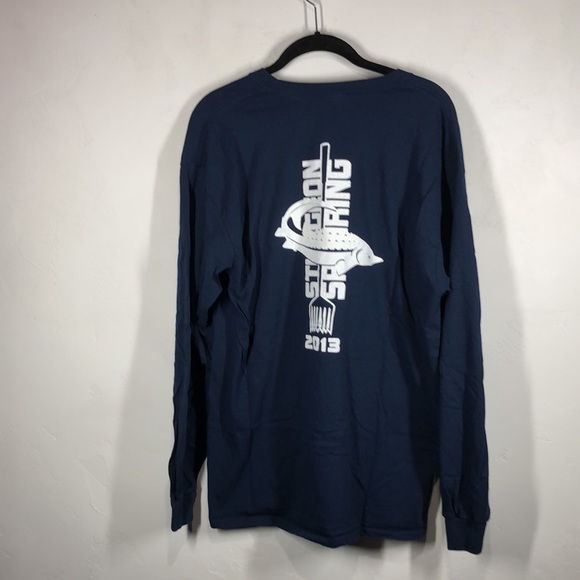 Gildan Bud Light 2013 Sturgeon Spearing LS top L - Picture 5 of 7